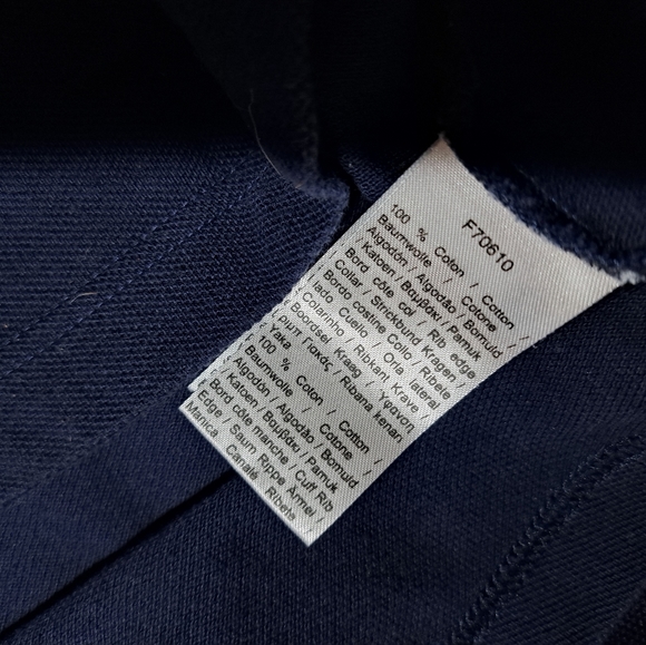 Lacoste by Yazbukey Men's Navy Short Sleeve Cotton Pique Polo Shirt Size 5 Large - Picture 11 of 11